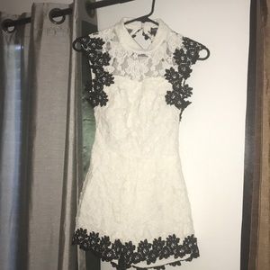 One piece shorts romper